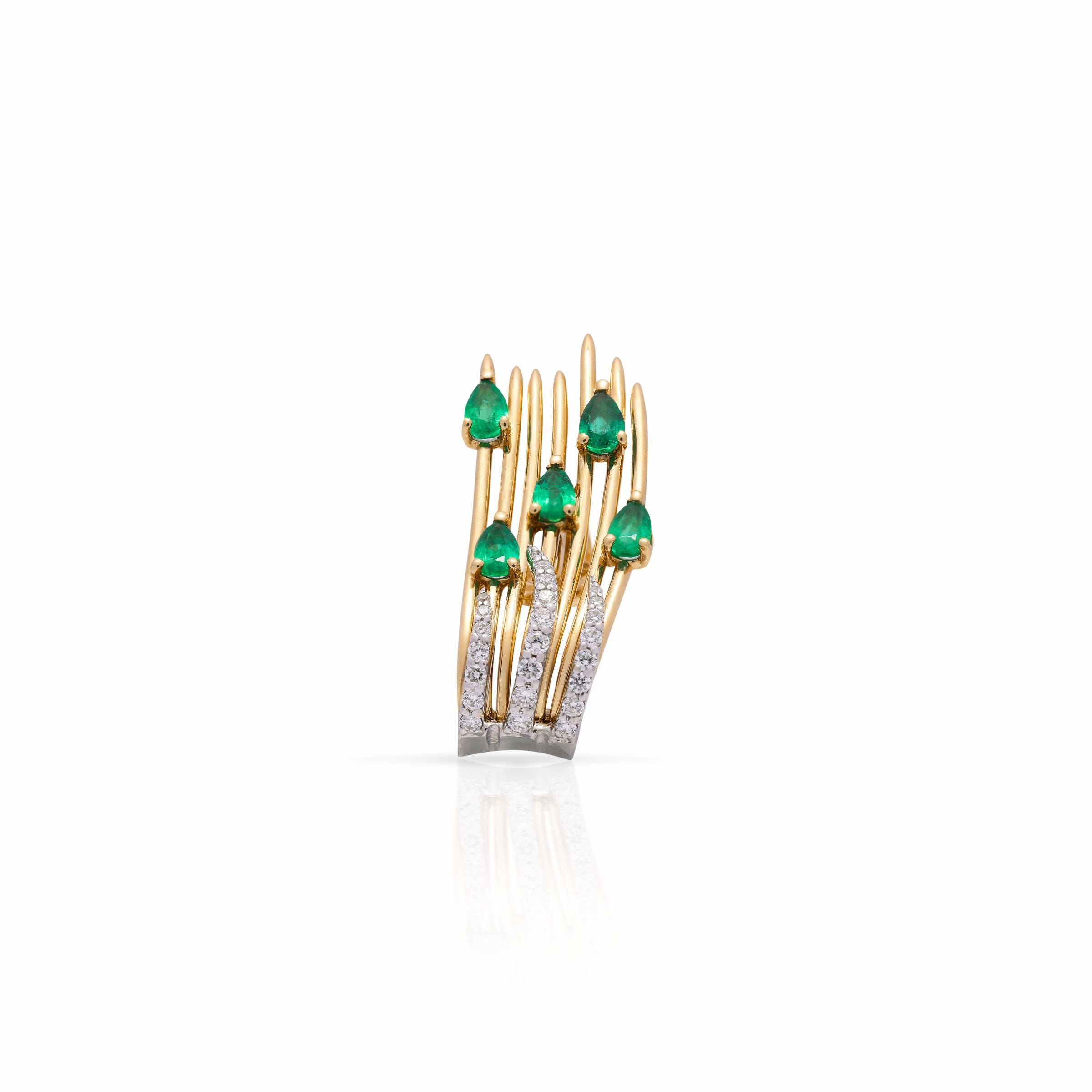 Peacock Small Ear Cuff