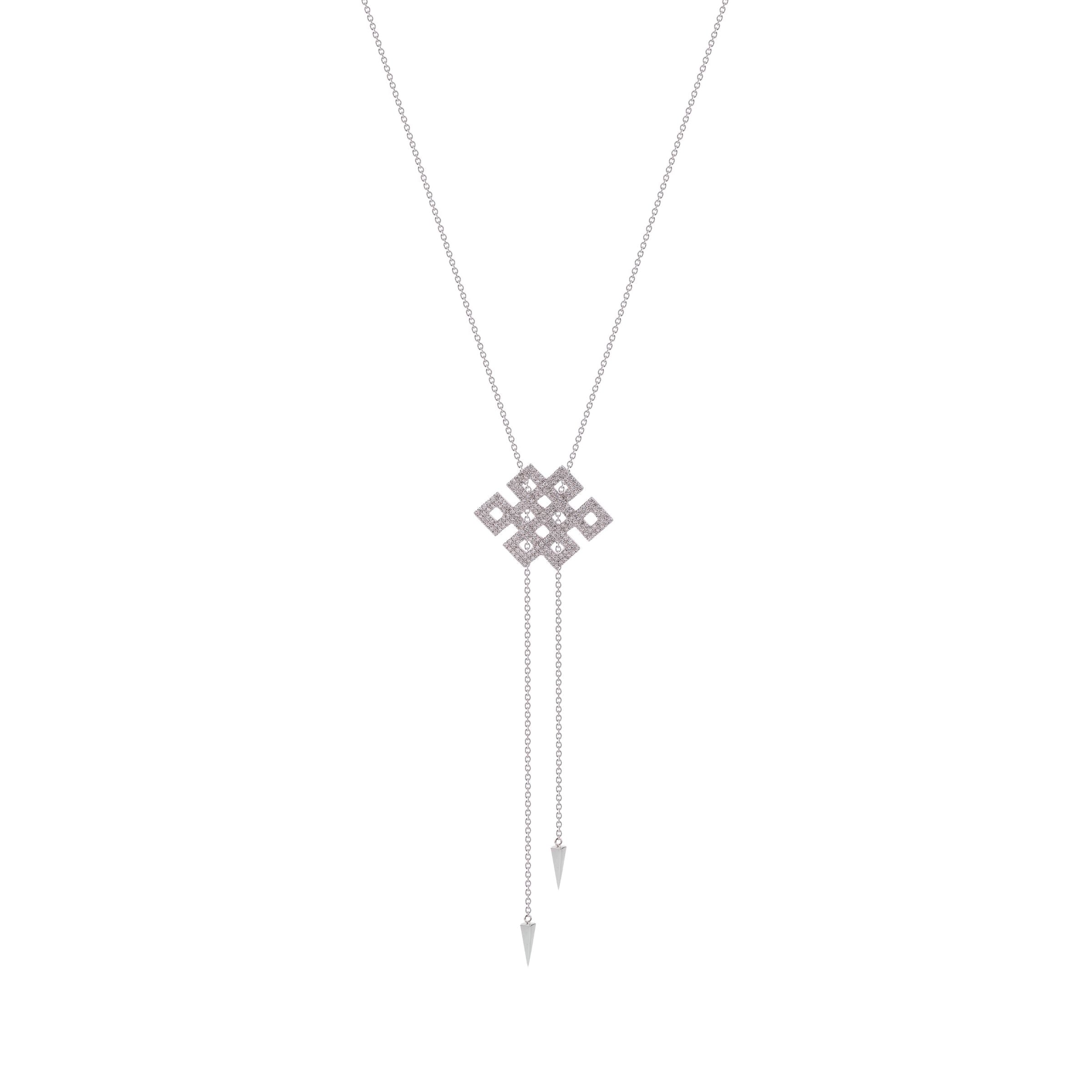 Power Knot Tie Necklace