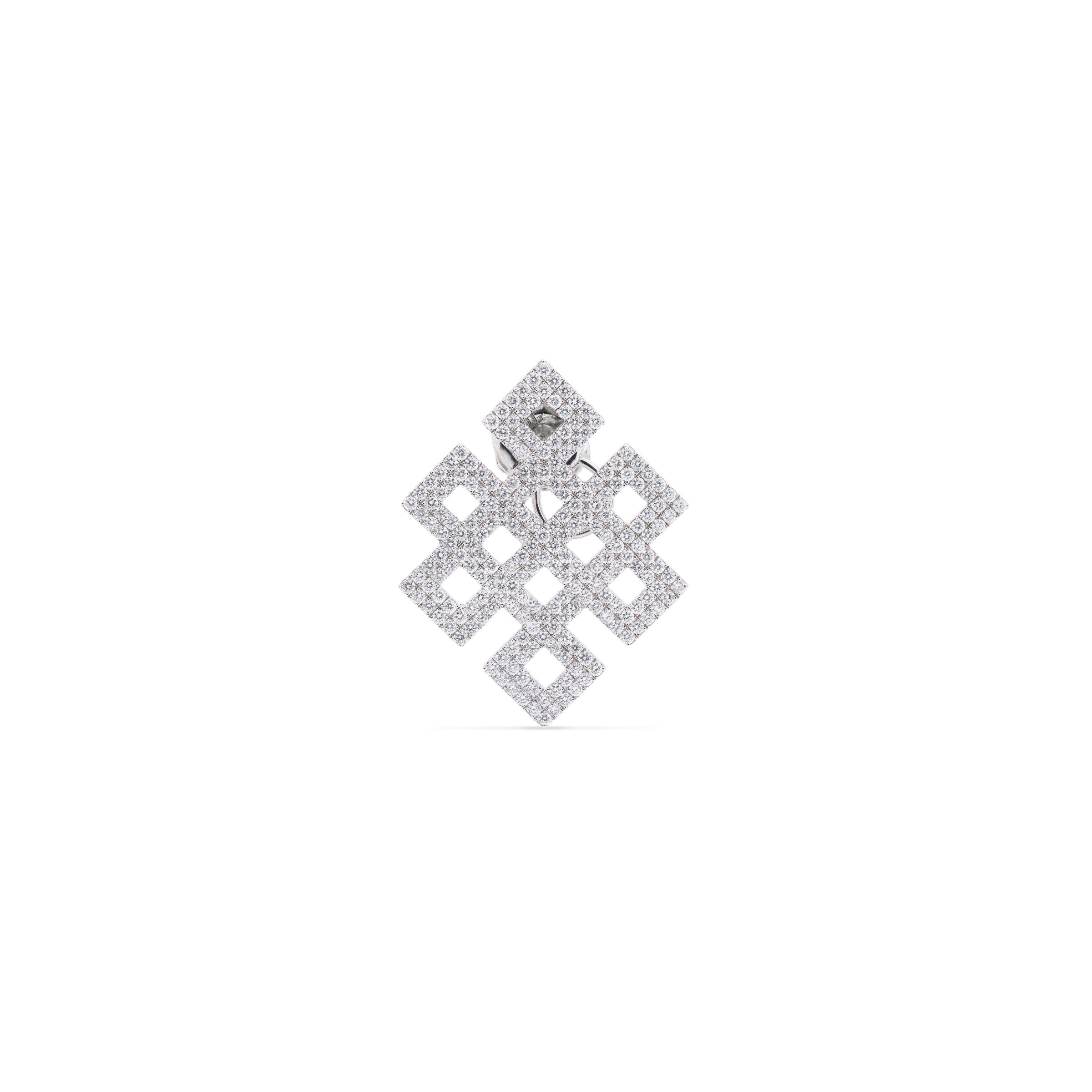 Power Knot Motif Earrings