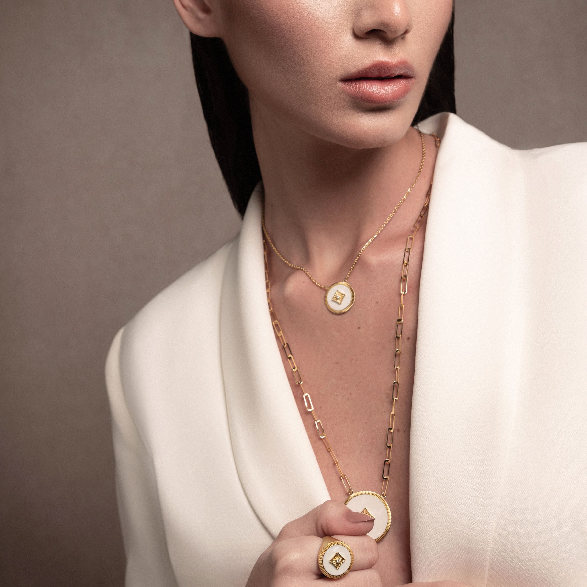 Stellar Medal Necklace