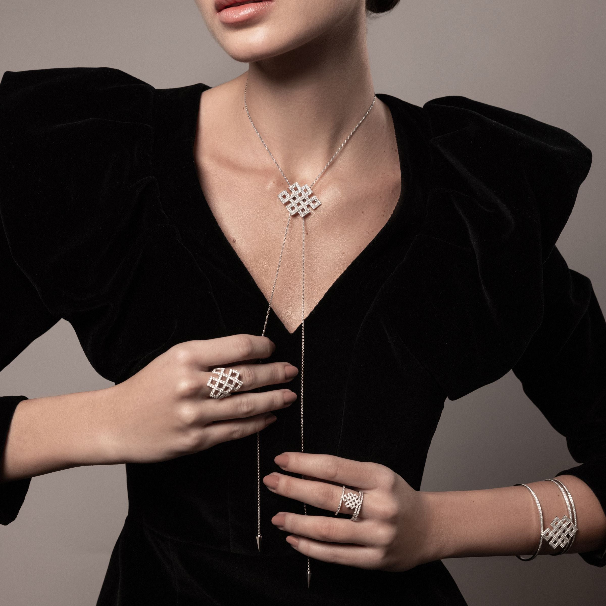 Power Knot Dual Bangle