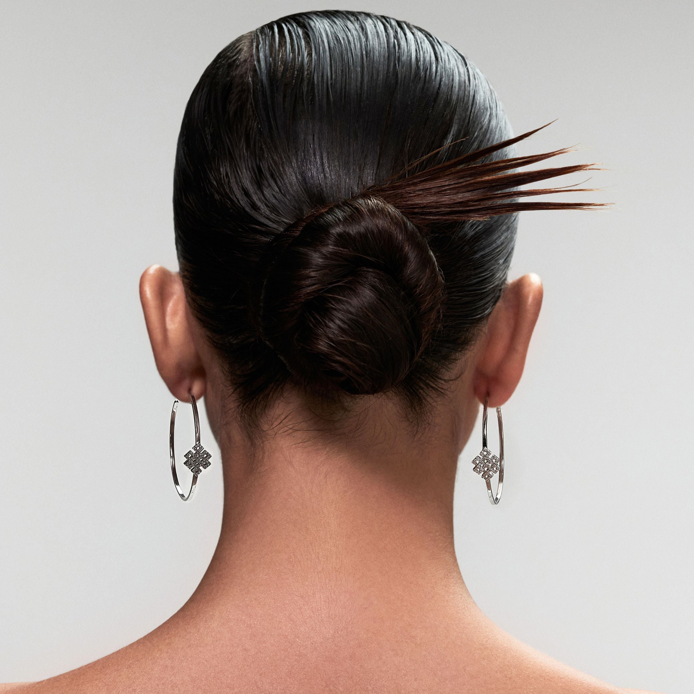 Power Knot Hoop Earrings