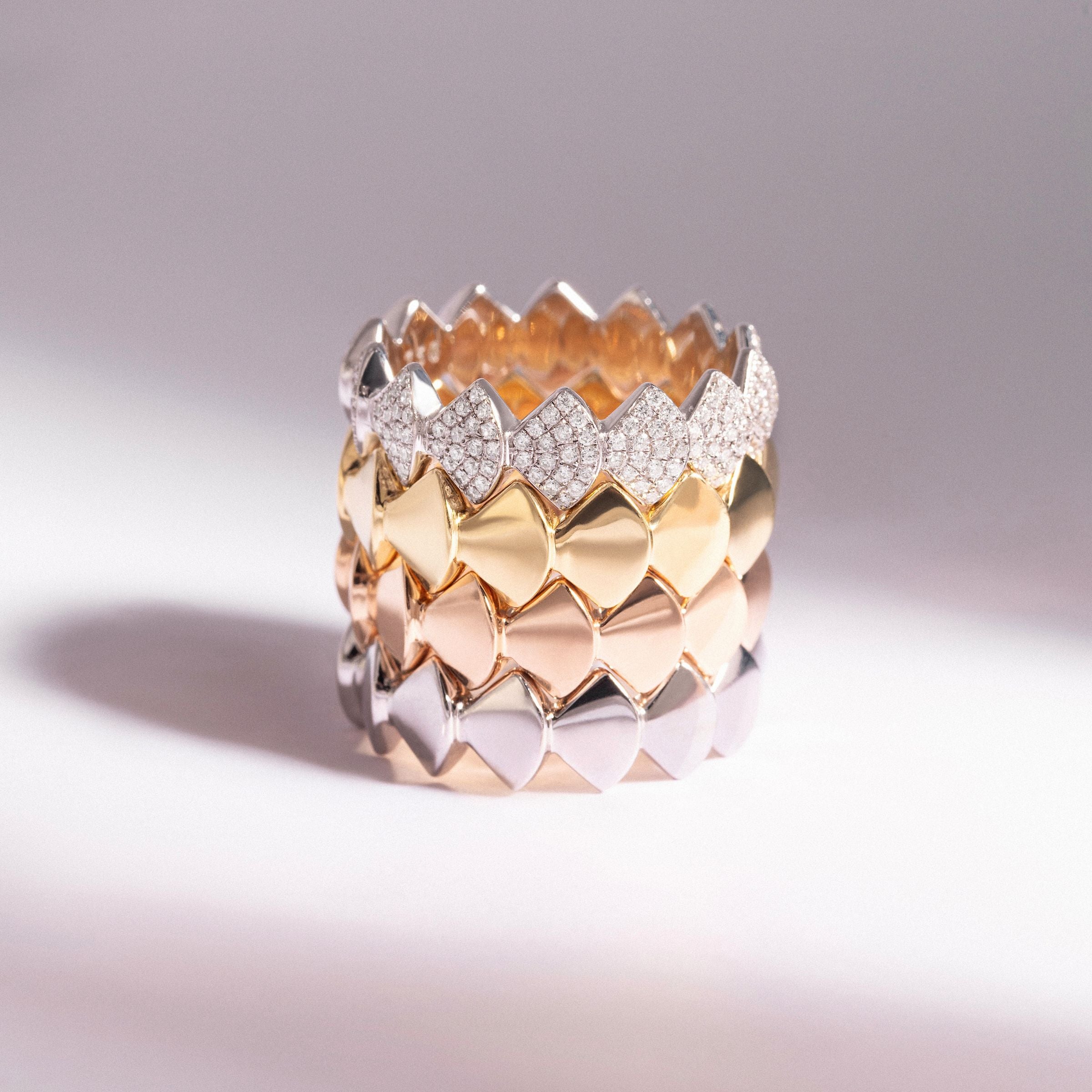 Reborn Plain Ring in Rose Gold