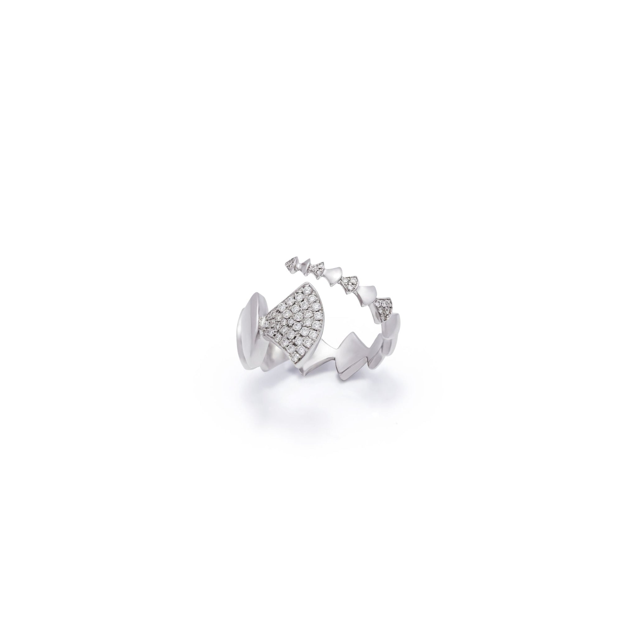 Reborn Big Ring-handcrafted jewelry in gold and diamonds-Josette Leon