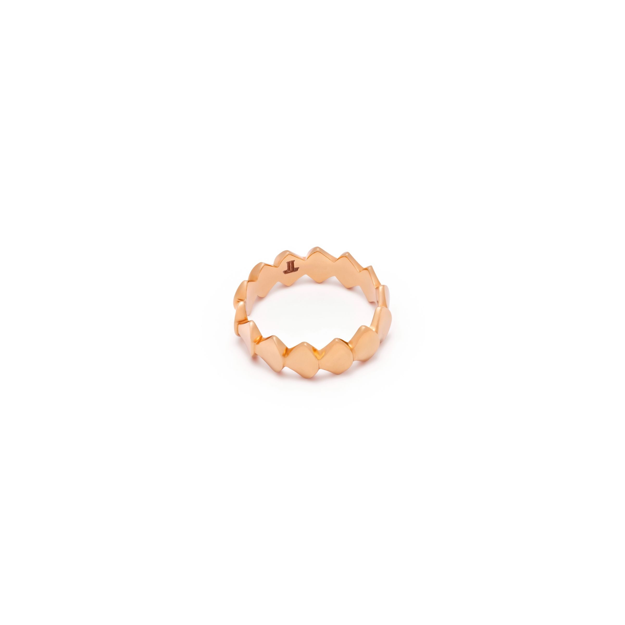 Reborn Plain Ring in Rose Gold